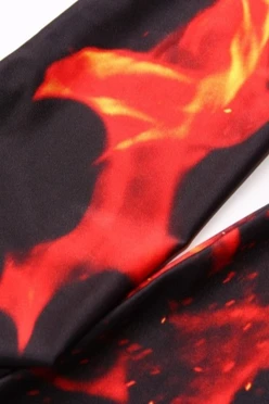 Комплект женский с принтом "Fire"#2