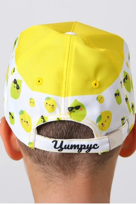 Бейсболка Стандарт детская с полной запечаткой (полиэстер) "Citrus"#5