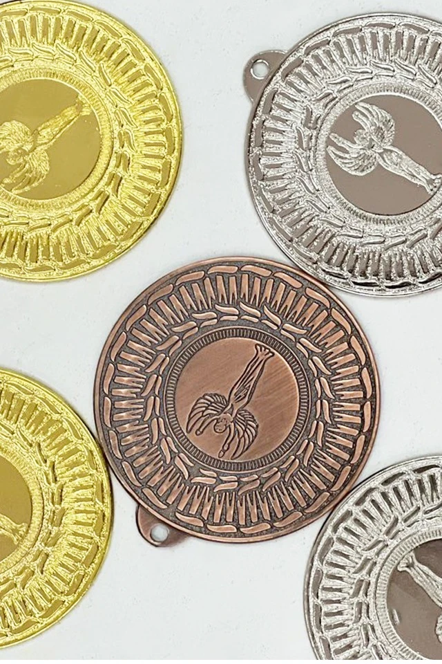 Медаль металлическая ИК5001 50мм с шильдом 25мм#1