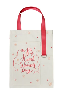 Купить сумку Пульс из греты 40х50 см, с принтом "The 8 March Women day"