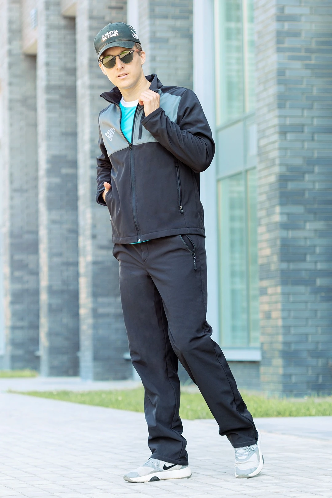 Ветровка Вермон из софтшелла унисекс, с частичной запечаткой "Silver"#4