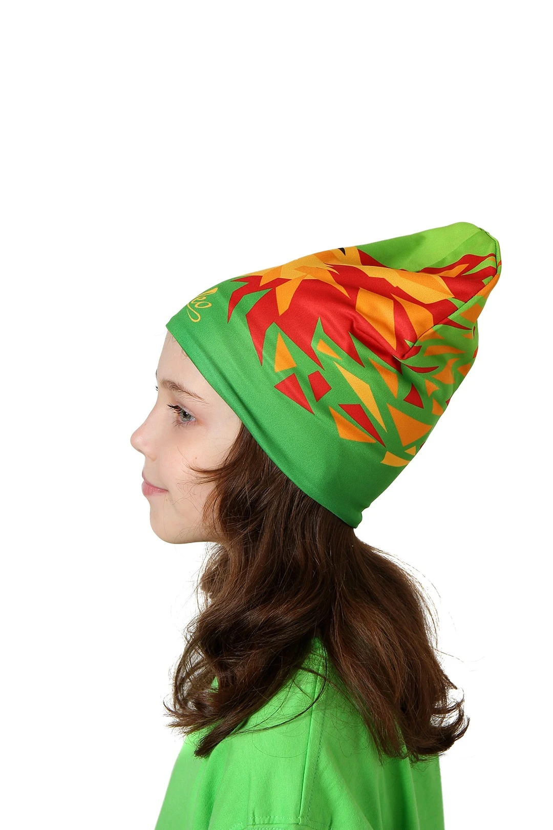 Шапка Сноу двухслойная детская, с полной запечаткой "Leo"#2 Шапка Сноу двухслойная детская, с полной запечаткой "Leo"#2