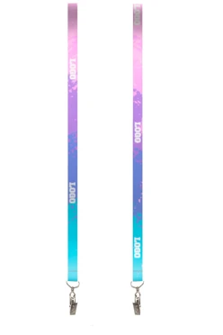 Купить ленту для бейджа блекаут ширина 1,5 см, с фастексом, с печатью "Overflow"