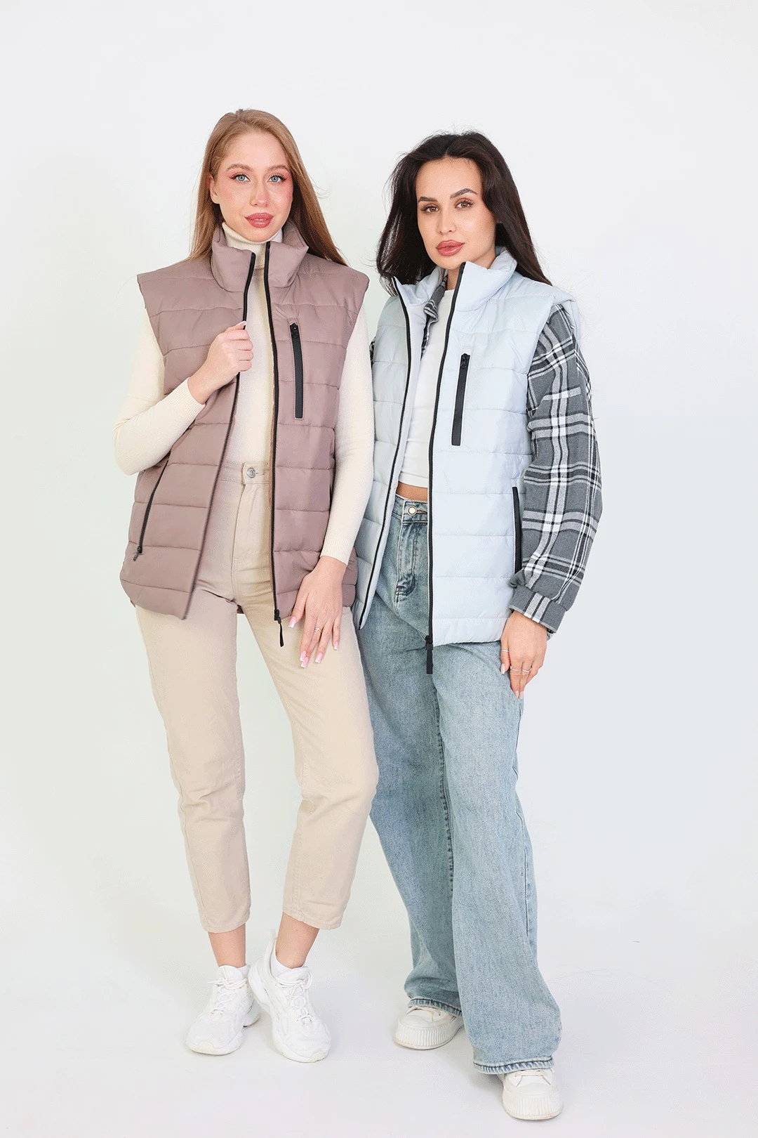 Жилет Эмбер на синтепоне со стежкой унисекс, однотонный#4 Жилет Эмбер на синтепоне со стежкой унисекс, однотонный#4