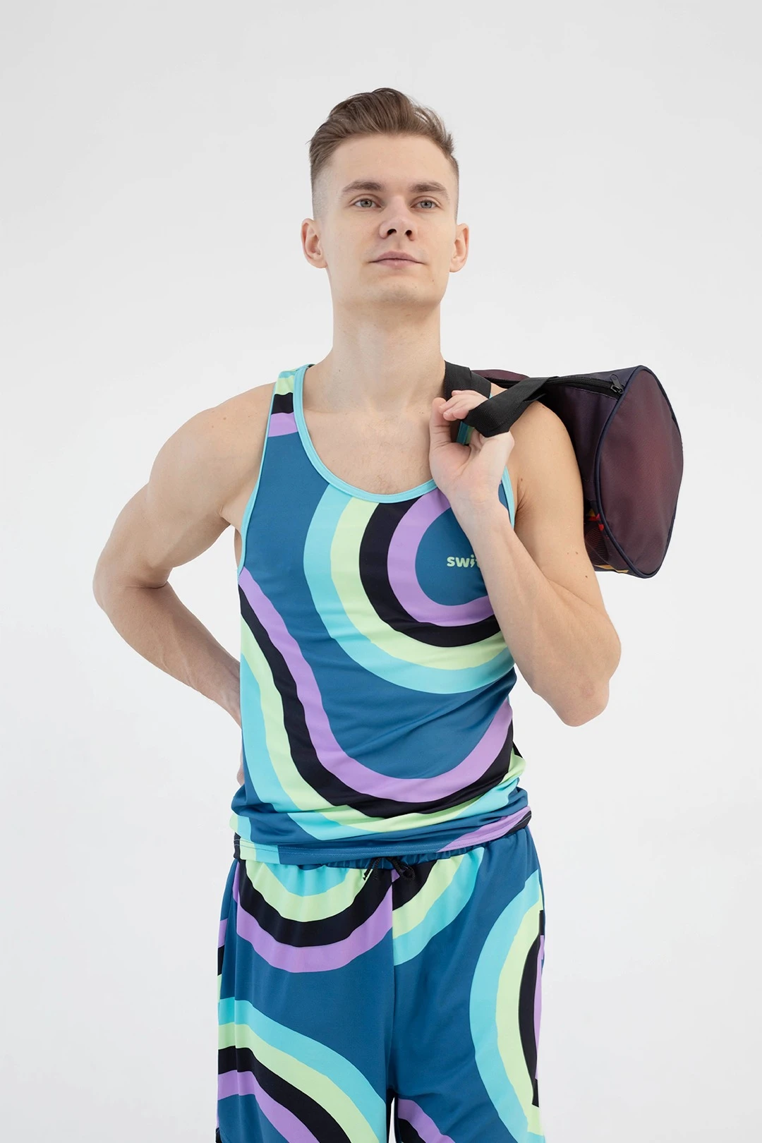 Борцовка Чарли мужская с полной запечаткой#6 Борцовка Чарли мужская с полной запечаткой#6