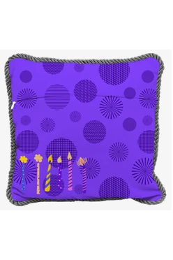 Подушка с кантом 50х50 см, с принтом "Happy birthday to you"#1