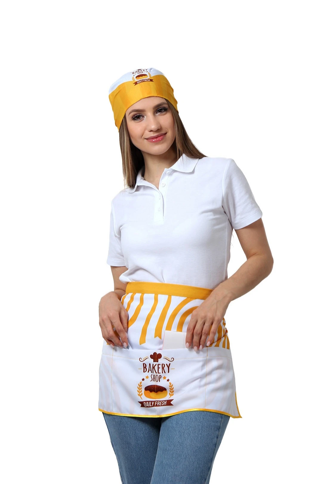 Купить бандану взрослую 60*60*90 "Bakery shop"