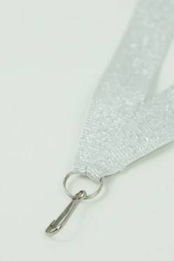 Лента для медали репс металлик ширина 2,2 см, с карабином#2