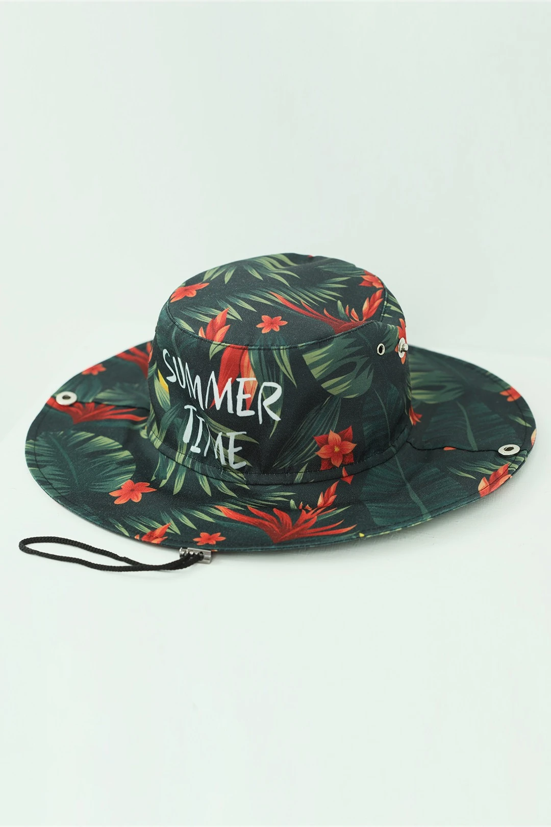 Купить панаму Техас с полями на кнопках, с полной запечаткой "Summer time" Купить панаму Техас с полями на кнопках, с полной запечаткой "Summer time"