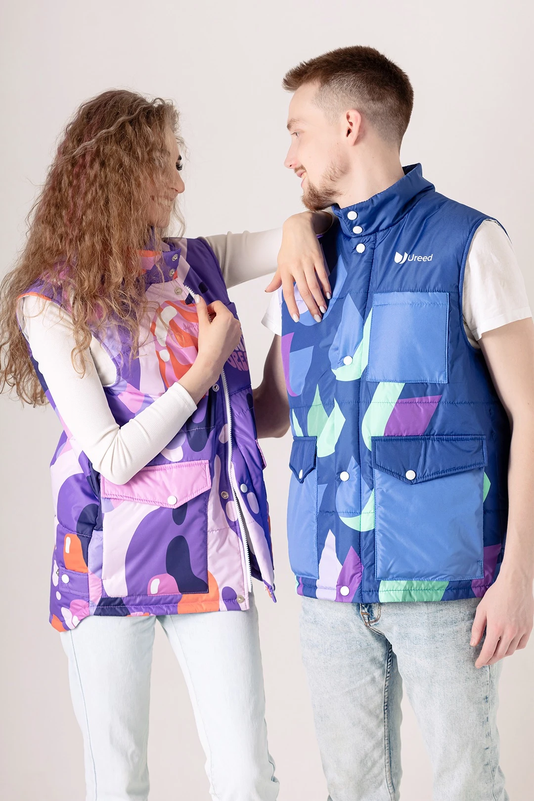 Жилет Хайк на синтепоне унисекс, с полной запечаткой#4