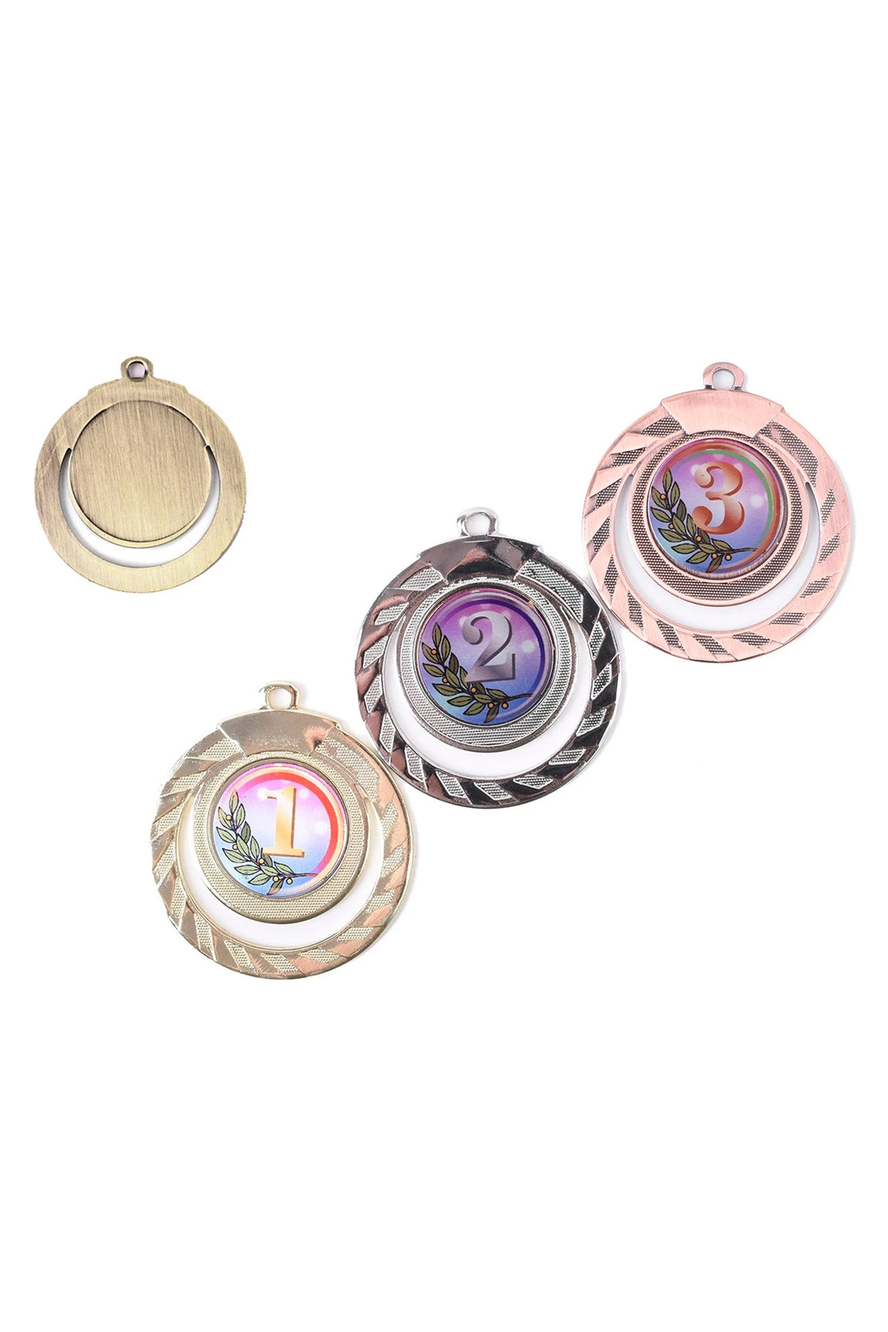 Медаль металлическая МК346 50мм с шильдом 25мм#2