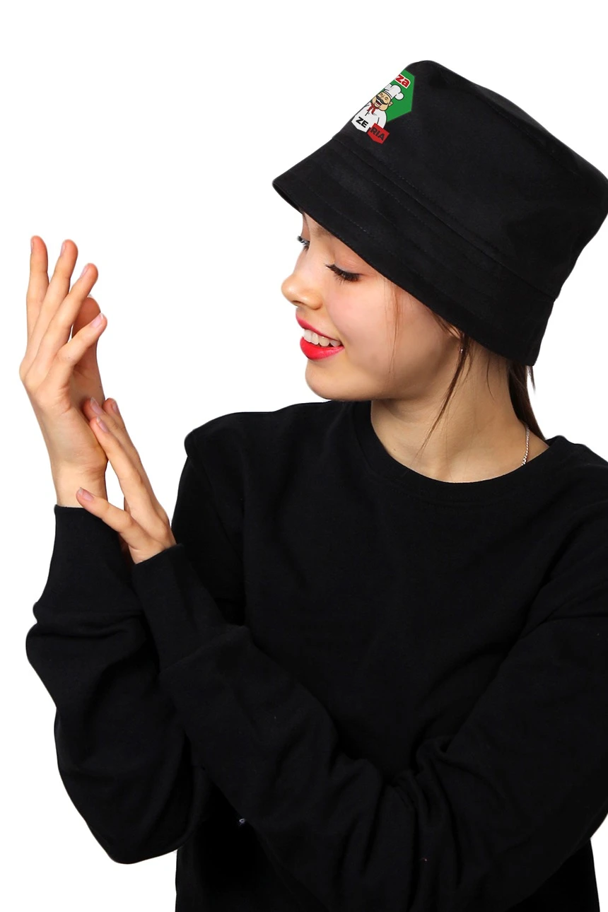 Панама Монако из греты с отстроченными полями, однотонная "Pizza"#2 Панама Монако из греты с отстроченными полями, однотонная "Pizza"#2