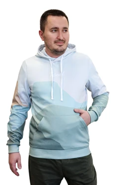 Худи Томми унисекс из футера с полной запечаткой#1