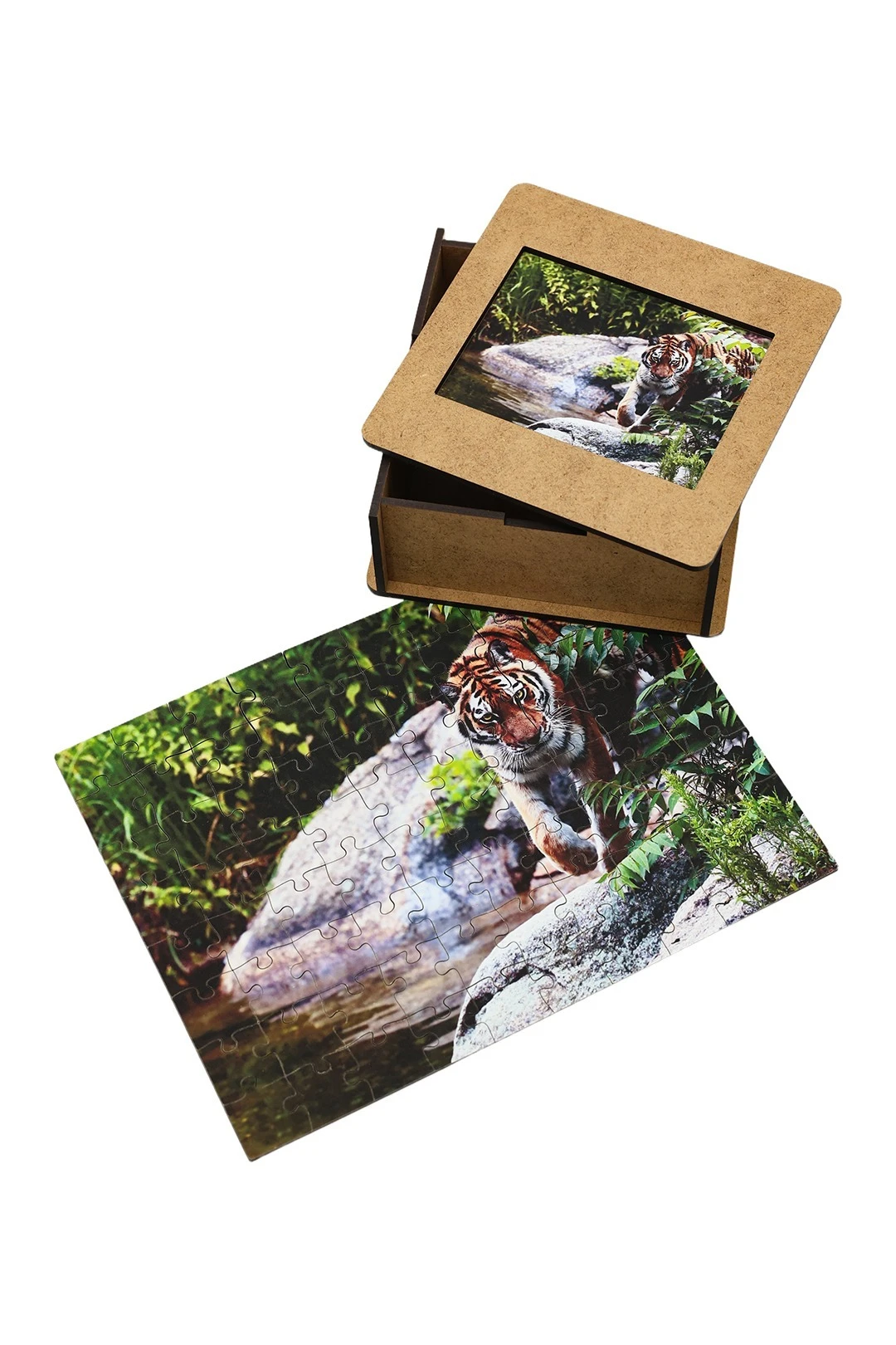 Купить пазл деревянный с нанесением, А5 (80 элементов)