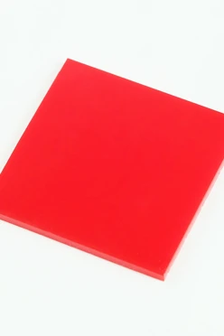 Купить акрил литой 300х600 мм 3 мм, красный