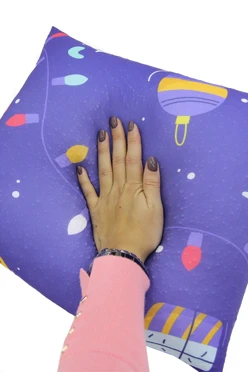 Подушка 35х35 см, с принтом "Christmas tree decorations"#2