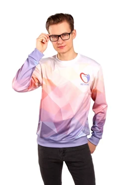 Купить свитшот унисекс "Betake" с полной запечаткой