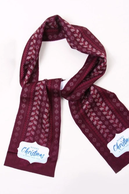 Шарф однослойный утепленный 15х150 см, с полной запечаткой#3