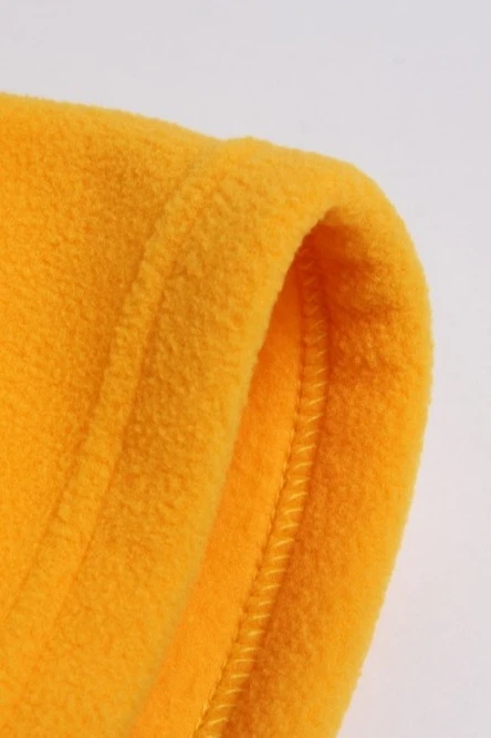 Шапка Вайт флисовая однослойная детская, однотонная желтая#4 Шапка Вайт флисовая однослойная детская, однотонная желтая#4