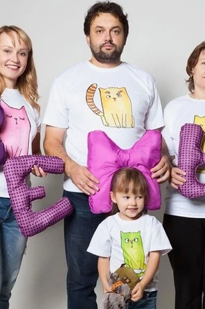 Купить футболку Гэлэкси унисекс "Кот"