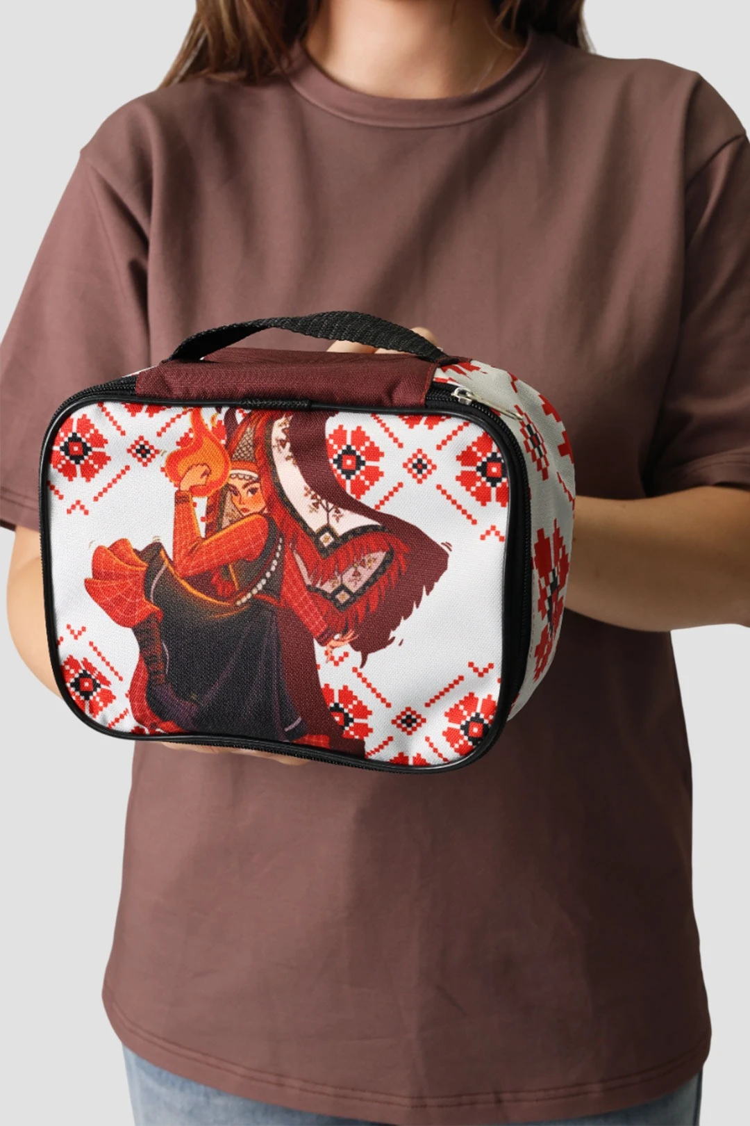 Косметичка Дейзи 20х15х13 см, с принтом "Udmurt love"#2