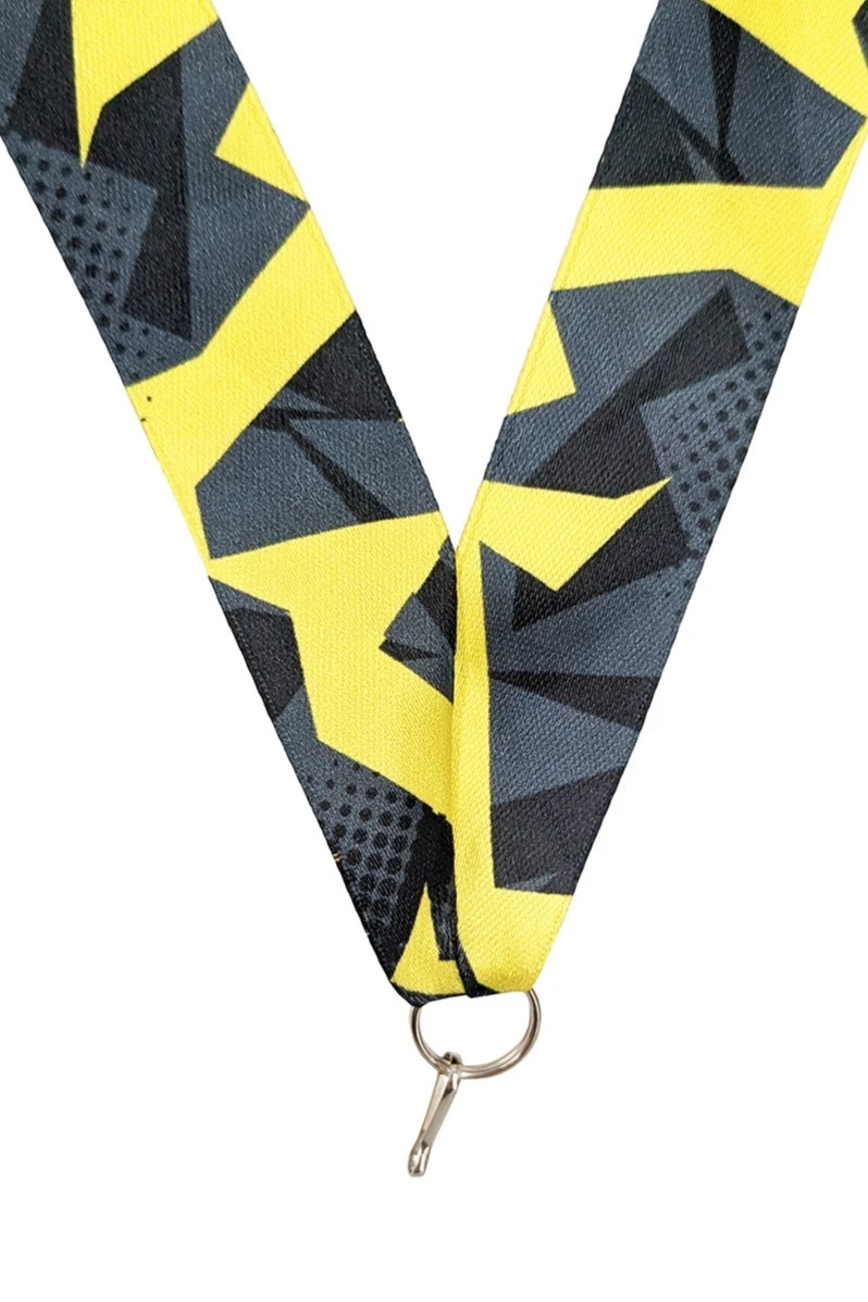 Лента для медали атлас ширина 2,5 см с карабином#2