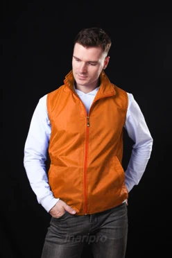 Купить жилет Брайт однотонный оранжевый