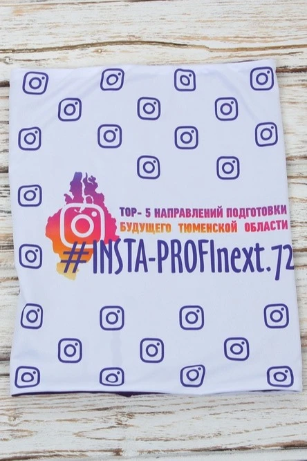 Бафф Сноу двухслойный взрослый, с полной запечаткой "Insta PROFInext"#1