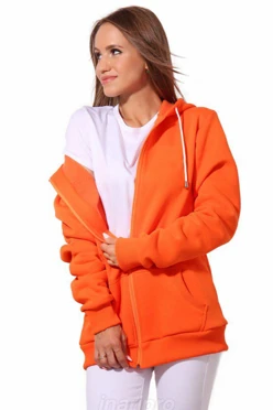 Купить толстовку оранжевую Рик унисекс