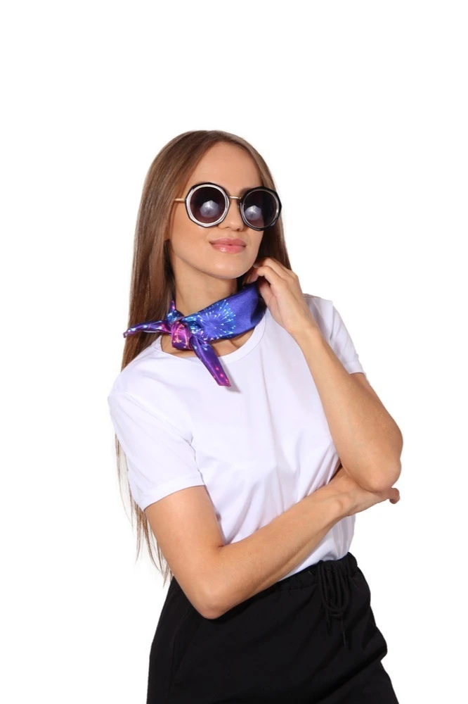 Платок Шанель 50х50 см, с полной запечаткой#3