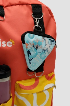 Съёмный треугольный карман 10х10х1,5 см, с полной запечаткой#1