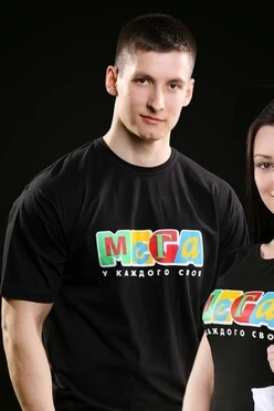 Купить футболку Премиум унисекс "Мега"