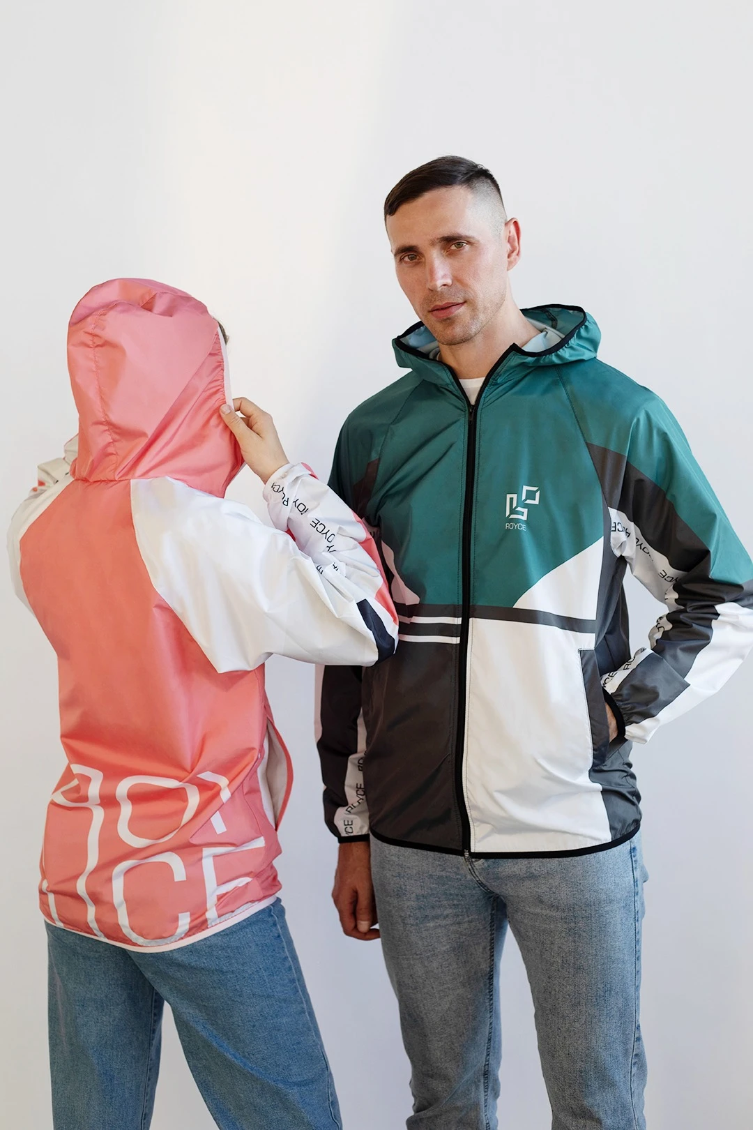 Ветровка Ройс унисекс с полной запечаткой "RoycePink"#6