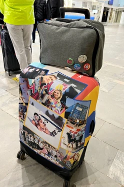 Купить чехол для чемодана размер М "Loko"