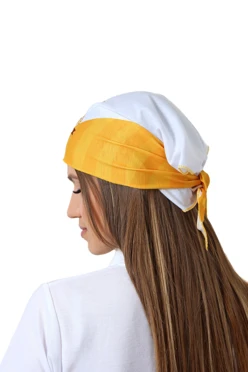 Бандана с полной запечаткой, полиэстер 60х60х90 см "Bakery shop"#1