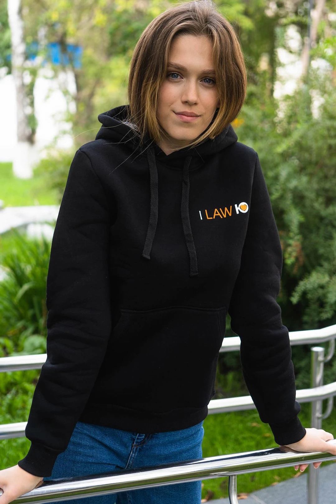 Худи Майк из футера унисекс, однотонный черный#2