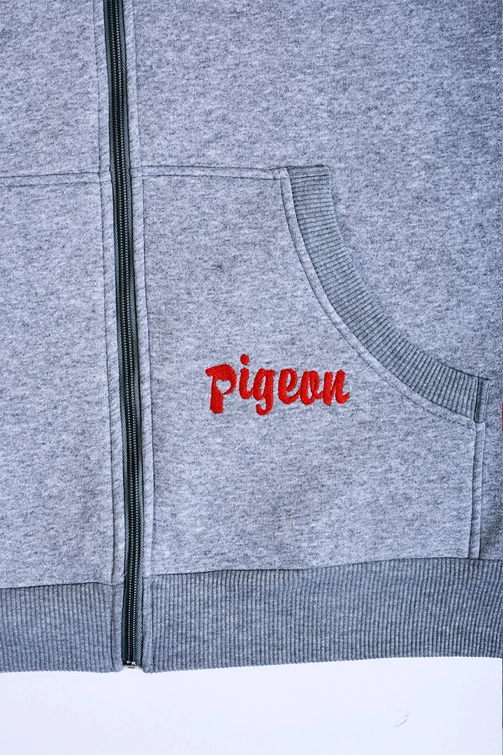 Балахон Рик из футера унисекс, однотонная "Pigeon"#5