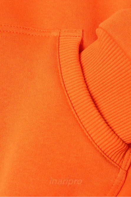 Балахон Рик из футера унисекс, однотонный оранжевый#5 Балахон Рик из футера унисекс, однотонный оранжевый#5