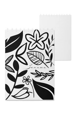 Купить блокнот фирменный А6 на пружине (40 листов) с принтом "Put"