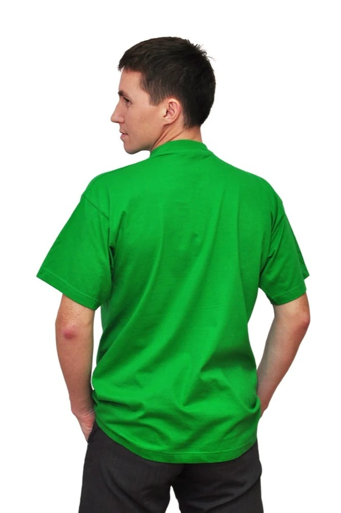 Футболка Степ унисекс однотонная салатовая (хлопок)#1 Футболка Степ унисекс однотонная салатовая (хлопок)#1