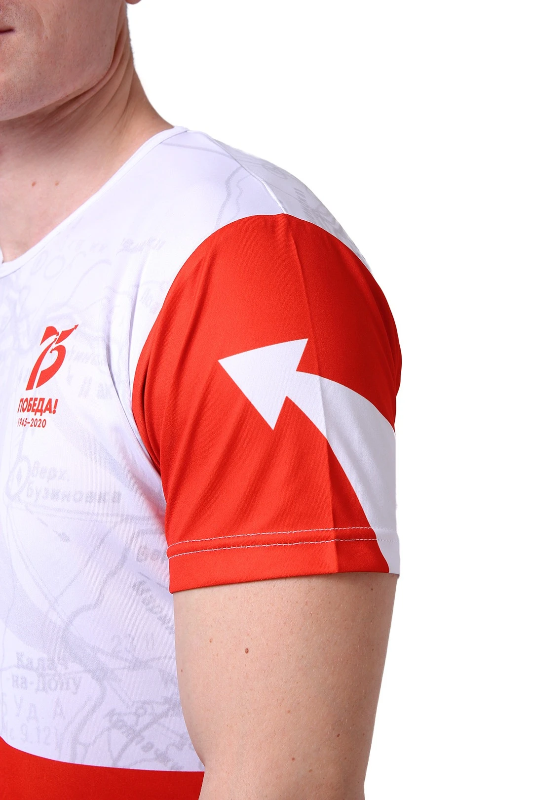 Футболка Гэлэкси унисекс из кулирки пэ с полной запечаткой "Victory!"#3 Футболка Гэлэкси унисекс из кулирки пэ с полной запечаткой "Victory!"#3