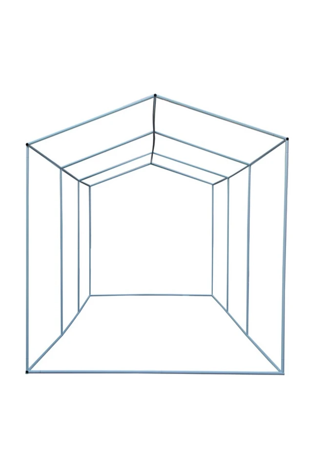 Палатка для промоакции и торговли однотонная (без козырька) 2х6 м#6