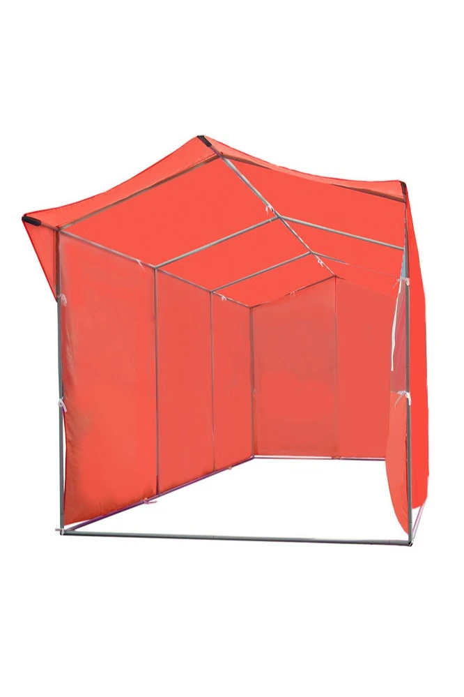 Купить палатку для промоакций и торговли однотонную (с козырьком) 2х6 м