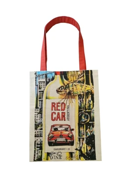 Купить сумку Эко Колор из двунитки 35х45 см, печать с двух сторон "Red Car"