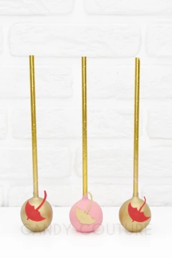 Кейк-попс шар с элементами декора#1