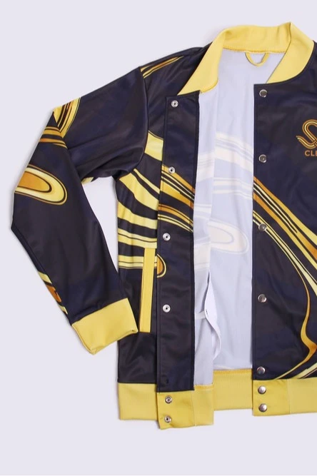 Бомбер Блэйд унисекс из футера с полной запечаткой "CLEW"#5