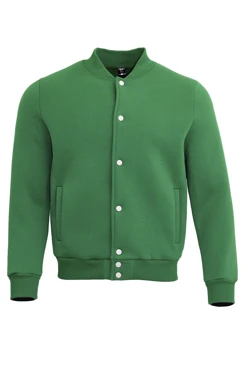 Купить бомбер Стайл унисекс однотонный зеленый