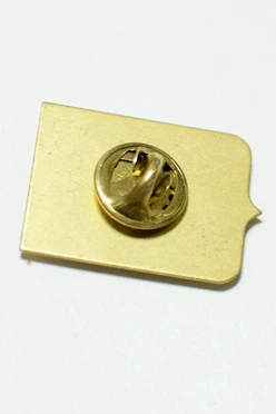 Значок заливной Герб 30х22 мм, с печатью#2