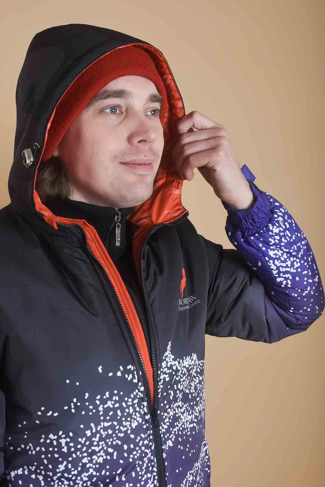 Куртка Норд с капюшоном на синтепоне унисекс, с полной запечаткой "Northaw"#4