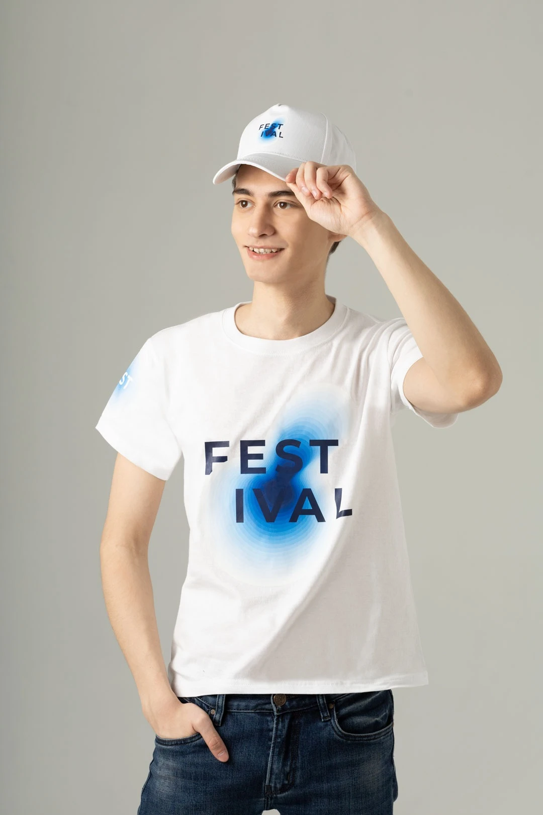 Купить футболку Мэдисон унисекс, однотонную "Festival"